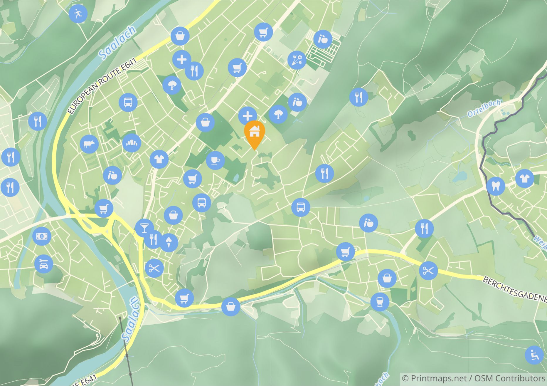 Lage in Bad Reichenhall